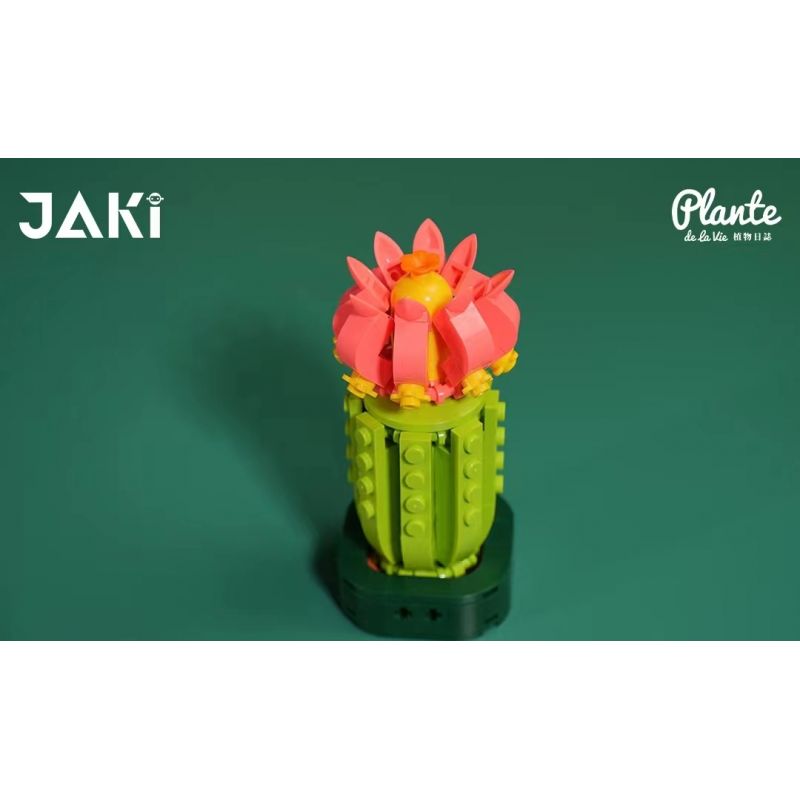 JAKI JK2728 2728 non  CÂY GỖ MỌNG NƯỚC 6 LOẠI VŨ ĐIỆU HOÀNG HÔN ĐÀO TRỨNG XƯƠNG RỒNG HỔ PHÁCH VÀNG MẪU ĐƠN TÍM bộ đồ chơi xếp lắp ráp ghép mô hình Flowers PLANTE Hoa