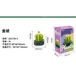 JAKI JK2728 2728 non  CÂY GỖ MỌNG NƯỚC 6 LOẠI VŨ ĐIỆU HOÀNG HÔN ĐÀO TRỨNG XƯƠNG RỒNG HỔ PHÁCH VÀNG MẪU ĐƠN TÍM bộ đồ chơi xếp lắp ráp ghép mô hình Flowers PLANTE Hoa