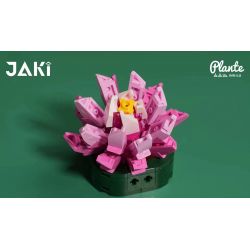 JAKI JK2728 2728 non  CÂY GỖ MỌNG NƯỚC 6 LOẠI VŨ ĐIỆU HOÀNG HÔN ĐÀO TRỨNG XƯƠNG RỒNG HỔ PHÁCH VÀNG MẪU ĐƠN TÍM bộ đồ chơi xếp lắp ráp ghép mô hình Flowers PLANTE Hoa