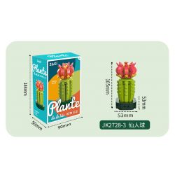 JAKI JK2728 2728 non  CÂY GỖ MỌNG NƯỚC 6 LOẠI VŨ ĐIỆU HOÀNG HÔN ĐÀO TRỨNG XƯƠNG RỒNG HỔ PHÁCH VÀNG MẪU ĐƠN TÍM bộ đồ chơi xếp lắp ráp ghép mô hình Flowers PLANTE Hoa