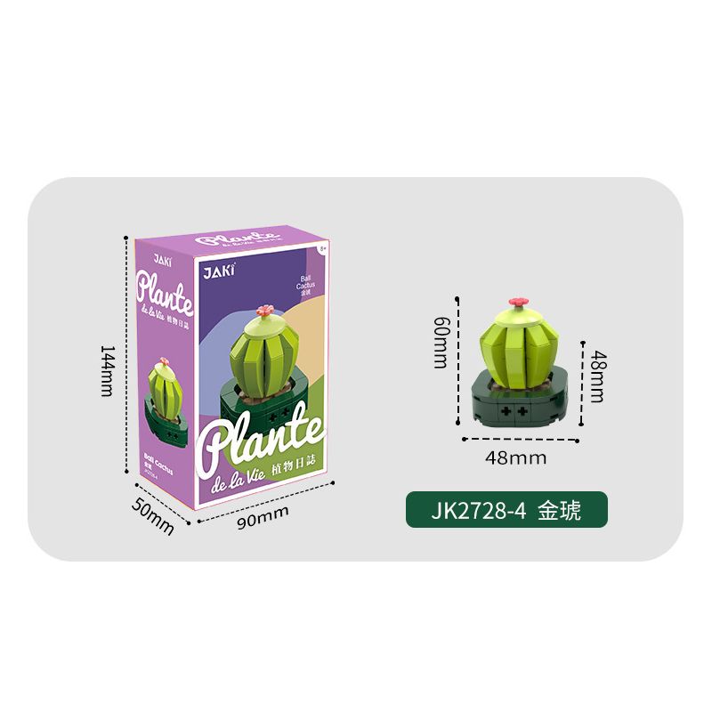 JAKI JK2728 2728 non  CÂY GỖ MỌNG NƯỚC 6 LOẠI VŨ ĐIỆU HOÀNG HÔN ĐÀO TRỨNG XƯƠNG RỒNG HỔ PHÁCH VÀNG MẪU ĐƠN TÍM bộ đồ chơi xếp lắp ráp ghép mô hình Flowers PLANTE Hoa