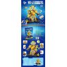 ZHEGAO QL1216 1216 non  ROBOT LẬP TRÌNH ĐIỀU KHIỂN TỪ XA MÀU VÀNG bộ đồ chơi xếp lắp ráp ghép mô hình SCI-FI ROBOTS 513 khối