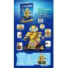 ZHEGAO QL1216 1216 non  ROBOT LẬP TRÌNH ĐIỀU KHIỂN TỪ XA MÀU VÀNG bộ đồ chơi xếp lắp ráp ghép mô hình SCI-FI ROBOTS 513 khối
