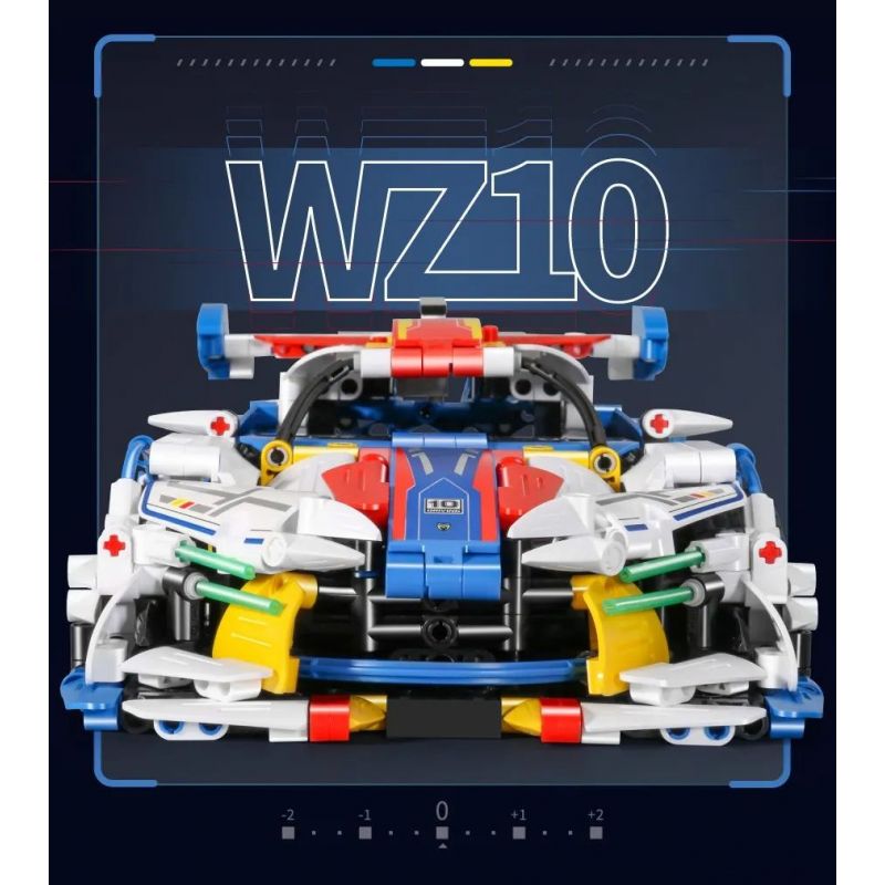 IM.MASTER QIHUI 9810 non  BẬC THẦY TÍCH LŨY WZ10 tỷ lệ 1:14 bộ đồ chơi xếp lắp ráp ghép mô hình  Kỹ Thuật Công Nghệ Cao Mô Hình Phương Tiện 1311 khối
