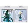 QIZHILE 92034 non  BIỂU MÔ bộ đồ chơi xếp lắp ráp ghép mô hình Flowers EPIPHYLLUM Hoa