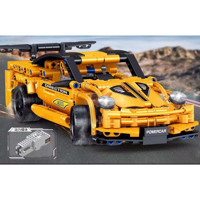 ZHEGAO QL1219 1219 non  XẾP HÌNH SIÊU XE XUNPU ĐIỀU KHIỂN TỪ XA bộ đồ chơi xếp lắp ráp ghép mô hình  Kỹ Thuật Công Nghệ Cao Mô Hình Phương Tiện 503 khối