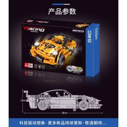 ZHEGAO QL1219 1219 non  XẾP HÌNH SIÊU XE XUNPU ĐIỀU KHIỂN TỪ XA bộ đồ chơi xếp lắp ráp ghép mô hình  Kỹ Thuật Công Nghệ Cao Mô Hình Phương Tiện 503 khối