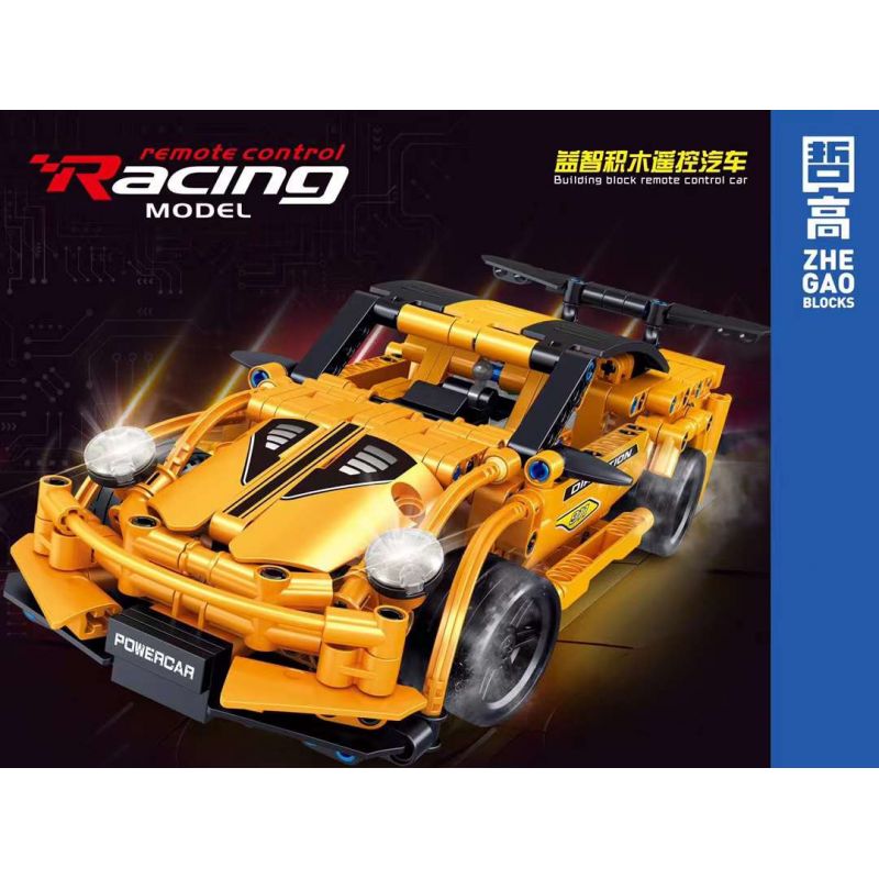 ZHEGAO QL1219 1219 non  XẾP HÌNH SIÊU XE XUNPU ĐIỀU KHIỂN TỪ XA bộ đồ chơi xếp lắp ráp ghép mô hình  Kỹ Thuật Công Nghệ Cao Mô Hình Phương Tiện 503 khối