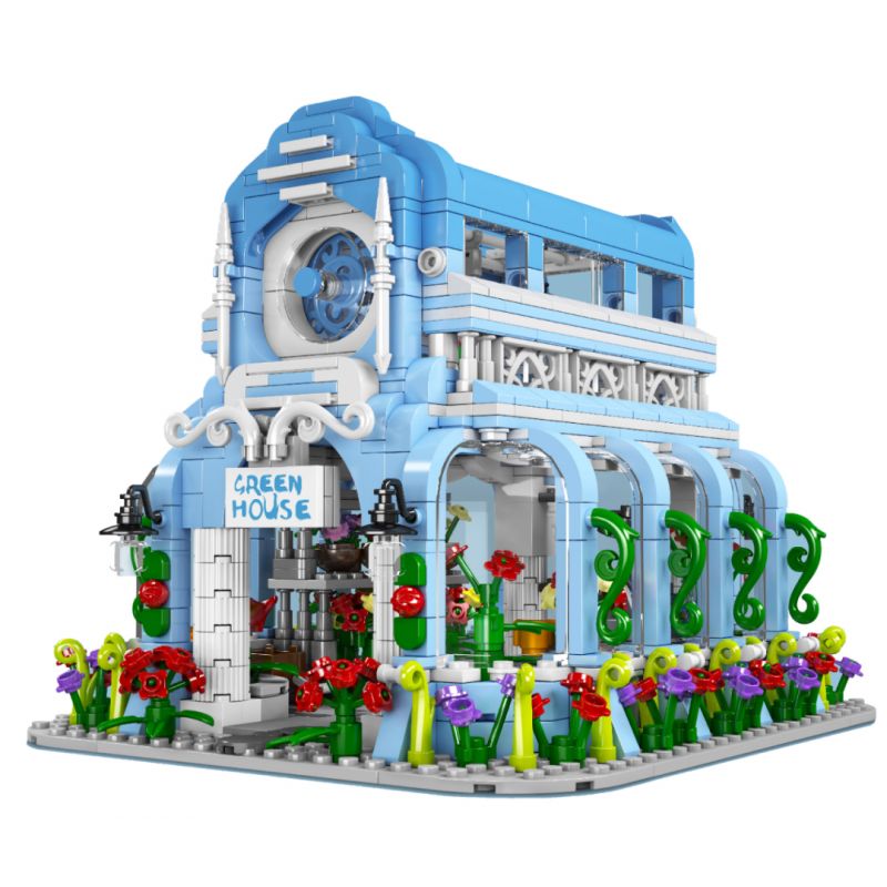 MouldKing 16048 Mould King 16048 non Lego THẢO CẦM VIÊN bộ đồ chơi xếp lắp ráp ghép mô hình Modular Buildings BOTANICAL GARDEN Mô Hình Nhà Cửa 1289 khối