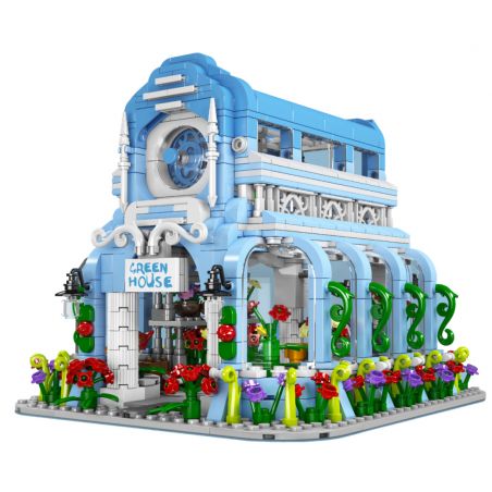 MouldKing 16048 Mould King 16048 non  THẢO CẦM VIÊN bộ đồ chơi xếp lắp ráp ghép mô hình Modular Buildings BOTANICAL GARDEN Mô Hình Nhà Cửa 1289 khối