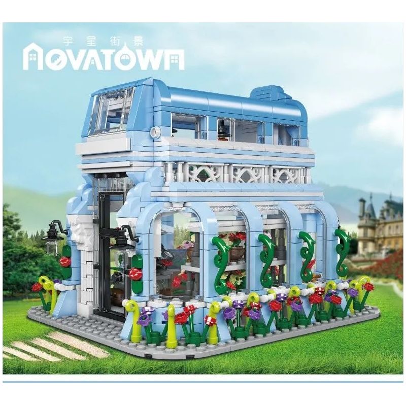 MouldKing 16048 Mould King 16048 non  THẢO CẦM VIÊN bộ đồ chơi xếp lắp ráp ghép mô hình Modular Buildings BOTANICAL GARDEN Mô Hình Nhà Cửa 1289 khối