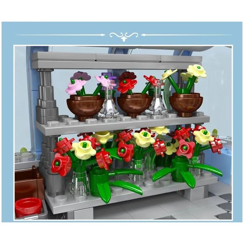 MouldKing 16048 Mould King 16048 non  THẢO CẦM VIÊN bộ đồ chơi xếp lắp ráp ghép mô hình Modular Buildings BOTANICAL GARDEN Mô Hình Nhà Cửa 1289 khối