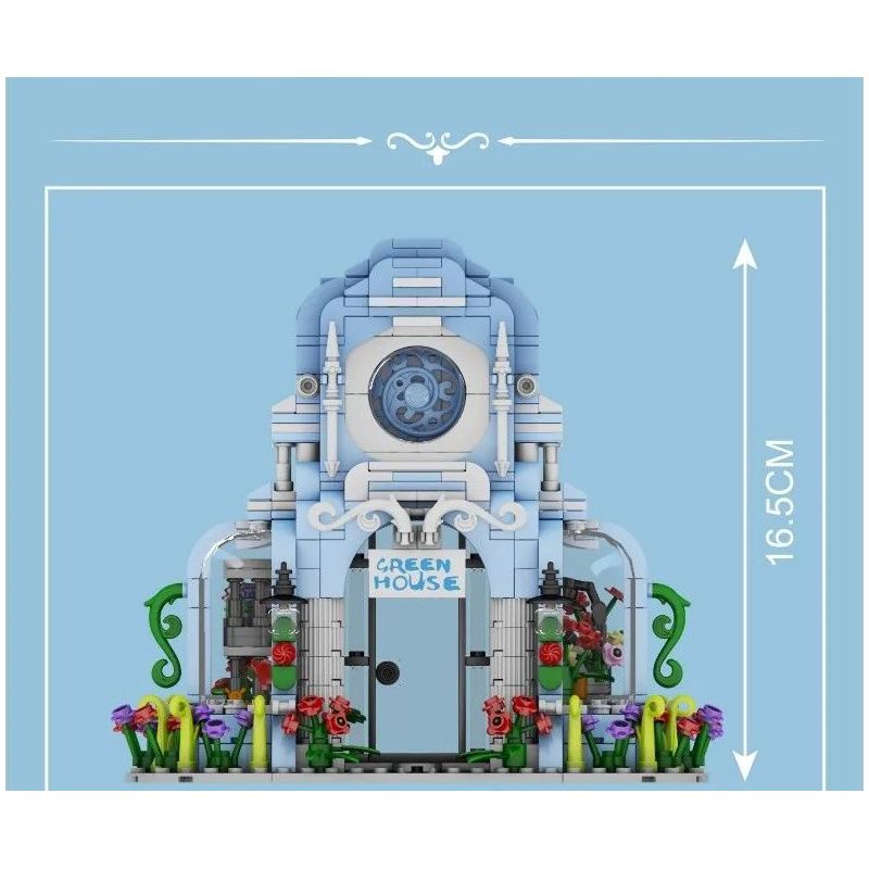 MouldKing 16048 Mould King 16048 non  THẢO CẦM VIÊN bộ đồ chơi xếp lắp ráp ghép mô hình Modular Buildings BOTANICAL GARDEN Mô Hình Nhà Cửa 1289 khối
