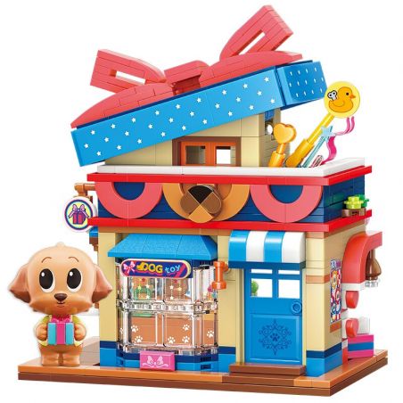 KEEPPLEY K28011 28011 non  NHÀ BÚP BÊ BÔNG bộ đồ chơi xếp lắp ráp ghép mô hình LOVELY STREET