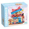 KEEPPLEY K28011 28011 non  NHÀ BÚP BÊ BÔNG bộ đồ chơi xếp lắp ráp ghép mô hình LOVELY STREET