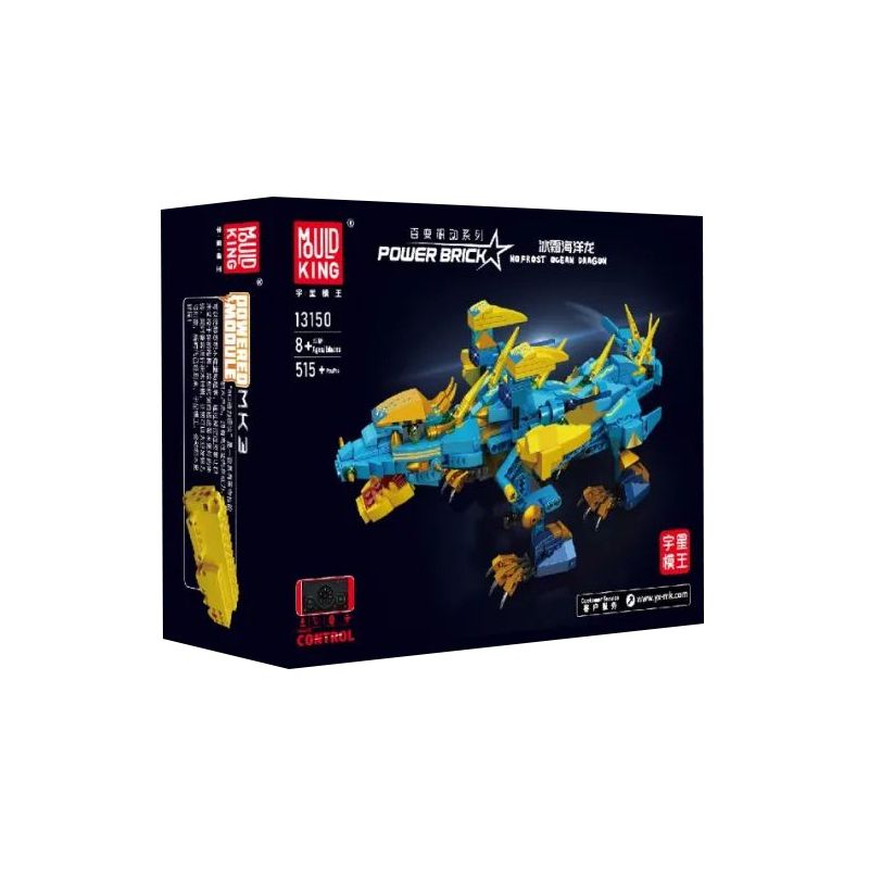 MouldKing 13150 Mould King 13150 non  RỒNG BĂNG GIÁ bộ đồ chơi xếp lắp ráp ghép mô hình FROST OCEAN DRAGON 515 khối