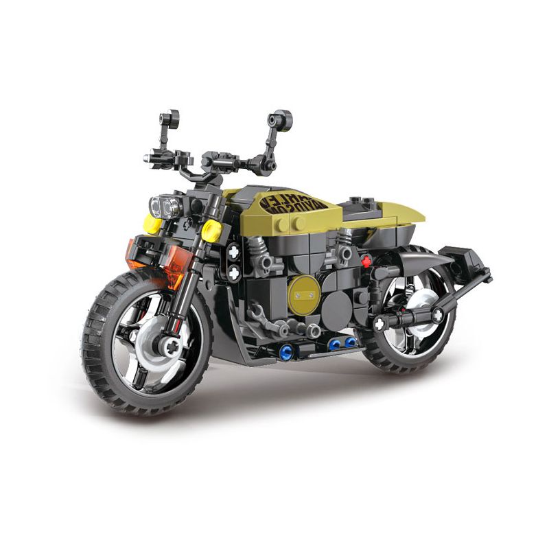 Kazi KY6125 6125 non Lego HOLAY-1250 bộ đồ chơi xếp lắp ráp ghép mô hình Motorcycle Motorbike Xe Hai Bánh 284 khối