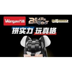 WANGAO 188006 non  GẤU CƠ BATMAN 400% bộ đồ chơi xếp lắp ráp ghép mô hình The  Batman Movie BEAR ROBOT Người Dơi Bảo Vệ Gotham