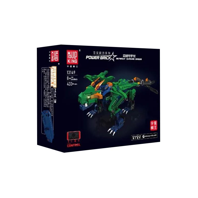 MouldKing 13149 Mould King 13149 non  RỒNG BẢO VỆ RỪNG bộ đồ chơi xếp lắp ráp ghép mô hình FOREST GUARDIAN DRAGON 433 khối