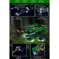 MouldKing 13149 Mould King 13149 non  RỒNG BẢO VỆ RỪNG bộ đồ chơi xếp lắp ráp ghép mô hình FOREST GUARDIAN DRAGON 433 khối
