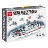 MINGDI K0119 0119 non  MÔ HÌNH TÀU KHU TRỤC bộ đồ chơi xếp lắp ráp ghép mô hình Military Army DESTROYER Quân Sự Bộ Đội 435 khối