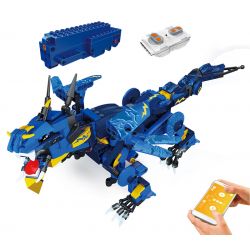 MouldKing 13147 Mould King 13147 non  RỒNG BÃO BẦU TRỜI bộ đồ chơi xếp lắp ráp ghép mô hình SKY STORM DRAGON 410 khối