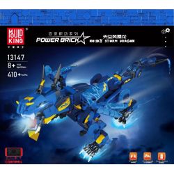MouldKing 13147 Mould King 13147 non  RỒNG BÃO BẦU TRỜI bộ đồ chơi xếp lắp ráp ghép mô hình SKY STORM DRAGON 410 khối