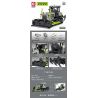 SEMBO 705940 non  CHIẾC XE ???I tỷ lệ 1:18 bộ đồ chơi xếp lắp ráp ghép mô hình 1285 khối