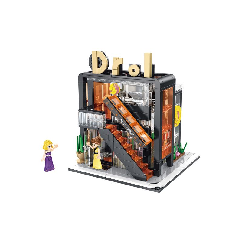 FORANGE FC8508 8508 non Lego CỬA HÀNG LÀM ĐẸP bộ đồ chơi xếp lắp ráp ghép mô hình DREAM COTTAGE 539 khối