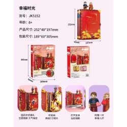 JAKI JK5152 5152 non  KHOẢNH KHẮC HẠNH PHÚC bộ đồ chơi xếp lắp ráp ghép mô hình Valentine's Day Lễ Tình Nhân
