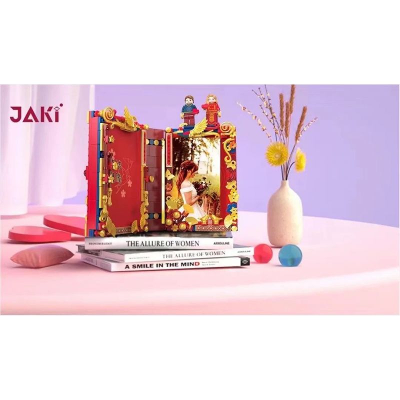 JAKI JK5152 5152 non  KHOẢNH KHẮC HẠNH PHÚC bộ đồ chơi xếp lắp ráp ghép mô hình Valentine's Day Lễ Tình Nhân
