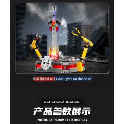 拓乐 6008 non  ROBOT BIẾN HÌNH ÁO GIÁP DYNAMO bộ đồ chơi xếp lắp ráp ghép mô hình Movie & Game DEFENDER JUSTICE Phim Và Trò Chơi 4229 khối