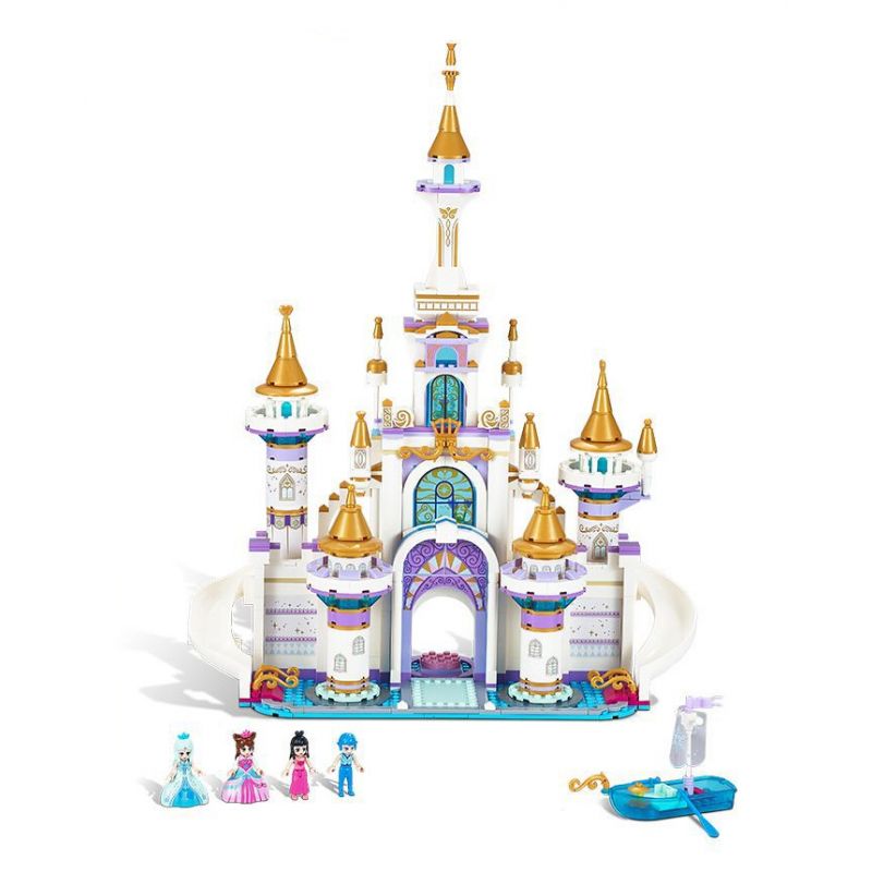 GUDI 9046 non  THÀNH PHỐ ĐÊM MỘNG MƠ bộ đồ chơi xếp lắp ráp ghép mô hình Yeloli 816 khối