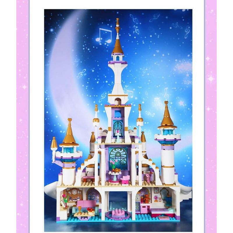 GUDI 9046 non  THÀNH PHỐ ĐÊM MỘNG MƠ bộ đồ chơi xếp lắp ráp ghép mô hình Yeloli 816 khối