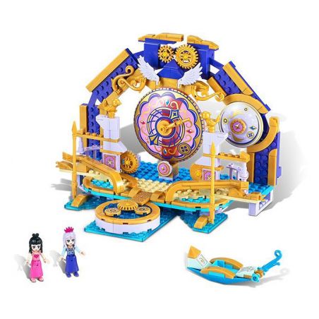 GUDI 9045 non  BỐN ĐỒNG HỒ bộ đồ chơi xếp lắp ráp ghép mô hình Yeloli 286 khối