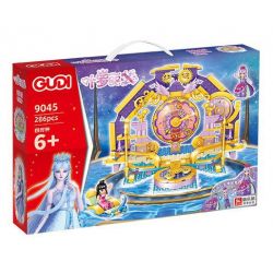 GUDI 9045 non  BỐN ĐỒNG HỒ bộ đồ chơi xếp lắp ráp ghép mô hình Yeloli 286 khối