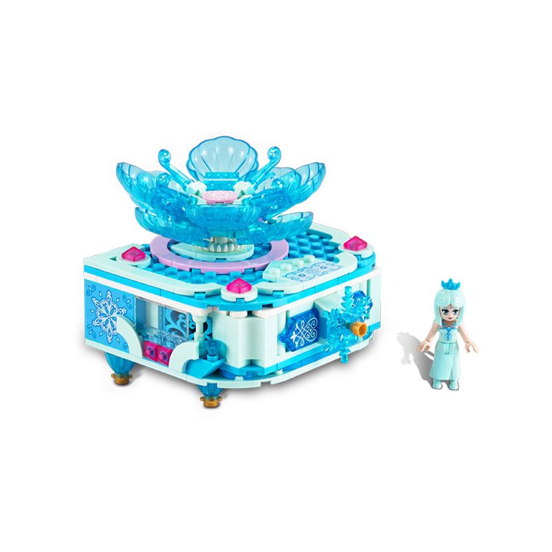 GUDI 9044 non Lego HỘP ĐỰNG SEN ĐÁ bộ đồ chơi xếp lắp ráp ghép mô hình Yeloli 223 khối