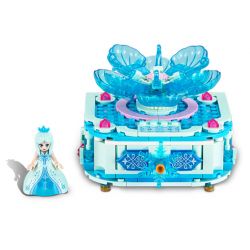 GUDI 9044 non  HỘP ĐỰNG SEN ĐÁ bộ đồ chơi xếp lắp ráp ghép mô hình Yeloli 223 khối