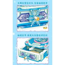 GUDI 9044 non  HỘP ĐỰNG SEN ĐÁ bộ đồ chơi xếp lắp ráp ghép mô hình Yeloli 223 khối