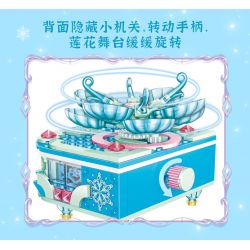 GUDI 9044 non  HỘP ĐỰNG SEN ĐÁ bộ đồ chơi xếp lắp ráp ghép mô hình Yeloli 223 khối