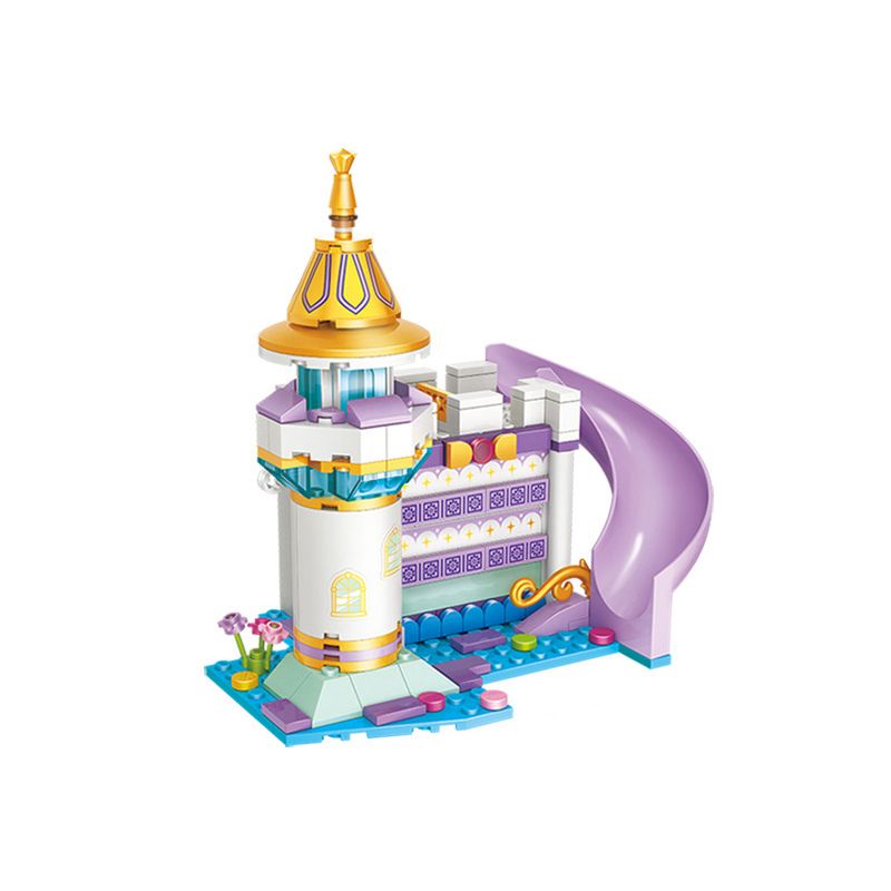 GUDI 9043 non  HỘP ĐỰNG BÚT THÀNH PHỐ MỘNG MƠ bộ đồ chơi xếp lắp ráp ghép mô hình Yeloli 191 khối