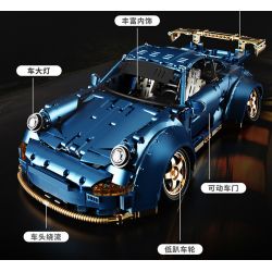 HAPPY BUILD SHINEYU XINYU YC-23006 23006 YC23006 non  MẠ ĐIỆN DÁNG THẤP XE THỂ THAO PORSCHE 911 1:10 tỷ lệ 1:10 bộ đồ chơi xếp lắp ráp ghép mô hình  Kỹ Thuật Công Nghệ Cao Mô Hình Phương Tiện