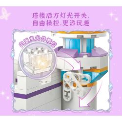 GUDI 9043 non  HỘP ĐỰNG BÚT THÀNH PHỐ MỘNG MƠ bộ đồ chơi xếp lắp ráp ghép mô hình Yeloli 191 khối