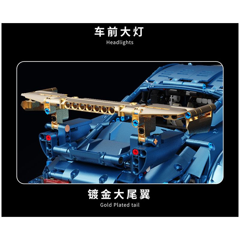 HAPPY BUILD SHINEYU XINYU YC-23006 23006 YC23006 non  MẠ ĐIỆN DÁNG THẤP XE THỂ THAO PORSCHE 911 1:10 tỷ lệ 1:10 bộ đồ chơi xếp lắp ráp ghép mô hình  Kỹ Thuật Công Nghệ Cao Mô Hình Phương Tiện