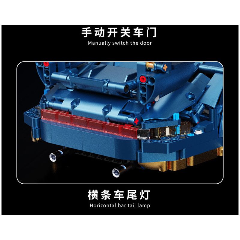 HAPPY BUILD SHINEYU XINYU YC-23006 23006 YC23006 non  MẠ ĐIỆN DÁNG THẤP XE THỂ THAO PORSCHE 911 1:10 tỷ lệ 1:10 bộ đồ chơi xếp lắp ráp ghép mô hình  Kỹ Thuật Công Nghệ Cao Mô Hình Phương Tiện