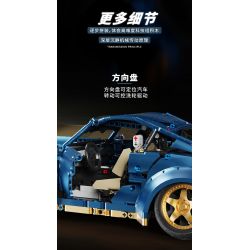 HAPPY BUILD SHINEYU XINYU YC-23006 23006 YC23006 non  MẠ ĐIỆN DÁNG THẤP XE THỂ THAO PORSCHE 911 1:10 tỷ lệ 1:10 bộ đồ chơi xếp lắp ráp ghép mô hình  Kỹ Thuật Công Nghệ Cao Mô Hình Phương Tiện