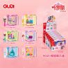 GUDI 9020 non  HỘP TRƯNG BÀY CỬA SỔ YE LUOLI 6 KIỂU bộ đồ chơi xếp lắp ráp ghép mô hình Girl Con Gái