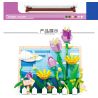 ZHEGAO DZ1015 1015 non  HOA TULIP bộ đồ chơi xếp lắp ráp ghép mô hình Art PAINTING BIONICTULIPS 542 khối