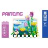 ZHEGAO DZ1015 1015 non  HOA TULIP bộ đồ chơi xếp lắp ráp ghép mô hình Art PAINTING BIONICTULIPS 542 khối
