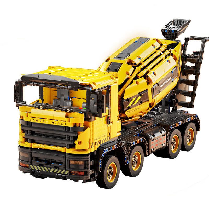 TA GAOLE T4005 4005 non Lego XE TRỘN XI MĂNG bộ đồ chơi xếp lắp ráp ghép mô hình Technic MIXER TRUCK Kỹ Thuật Công Nghệ Cao Mô Hình Phương Tiện 3388 khối